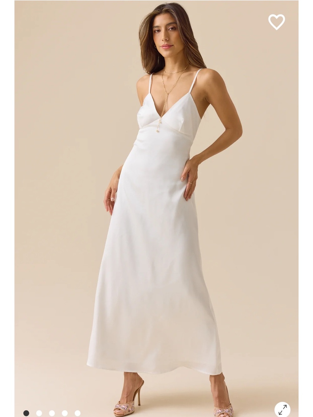 NWT ALTAR’D STATE Sandra Satin Maxi Dress